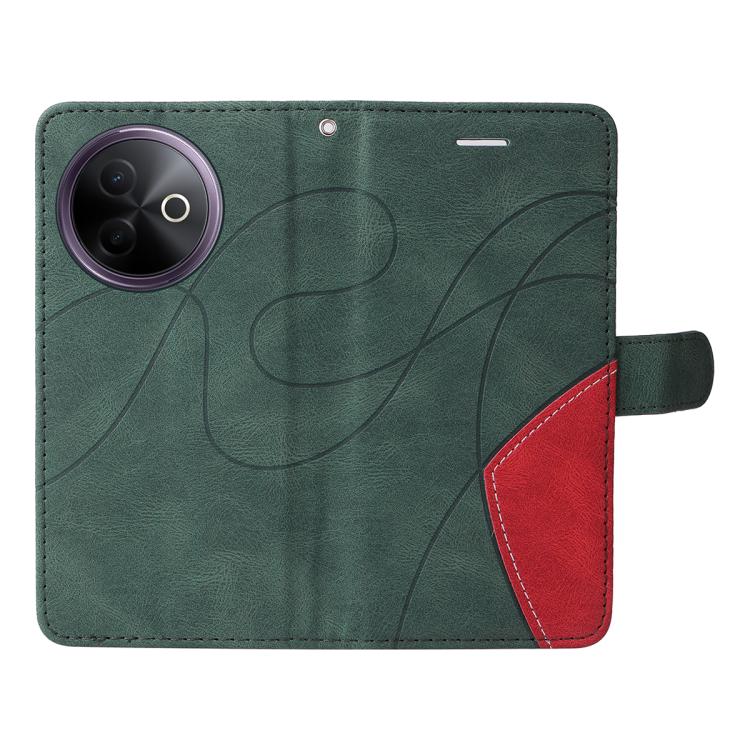 For vivo Y39 5G Global Dual-color Splicing Flip Leather Phone Case