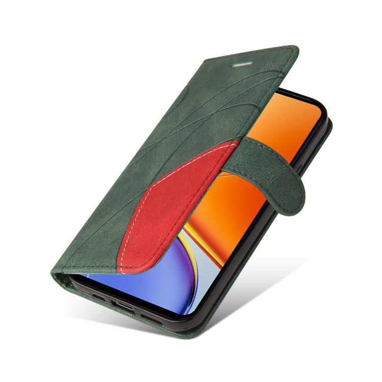 For vivo Y39 5G Global Dual-color Splicing Flip Leather Phone Case