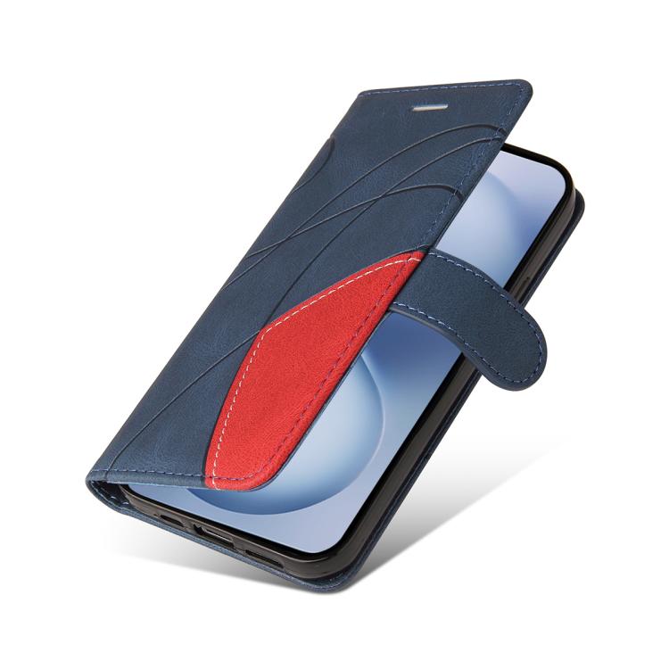 For vivo X200 FE Dual-color Splicing Flip Leather Phone Case