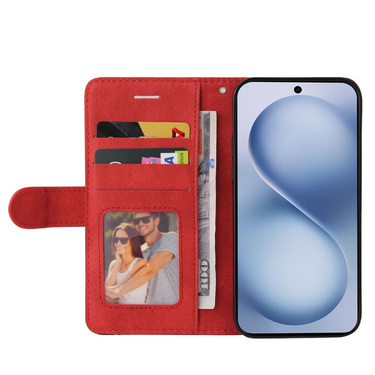 For vivo X200 FE Dual-color Splicing Flip Leather Phone Case
