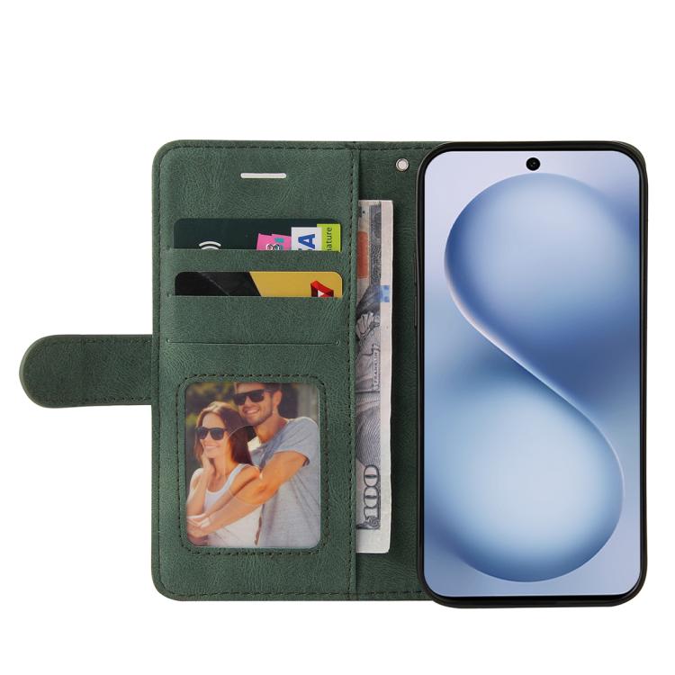 For vivo X200 FE Dual-color Splicing Flip Leather Phone Case