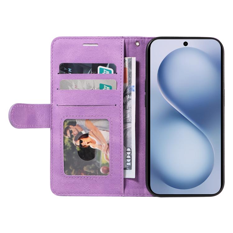 For vivo X200 FE Dual-color Splicing Flip Leather Phone Case