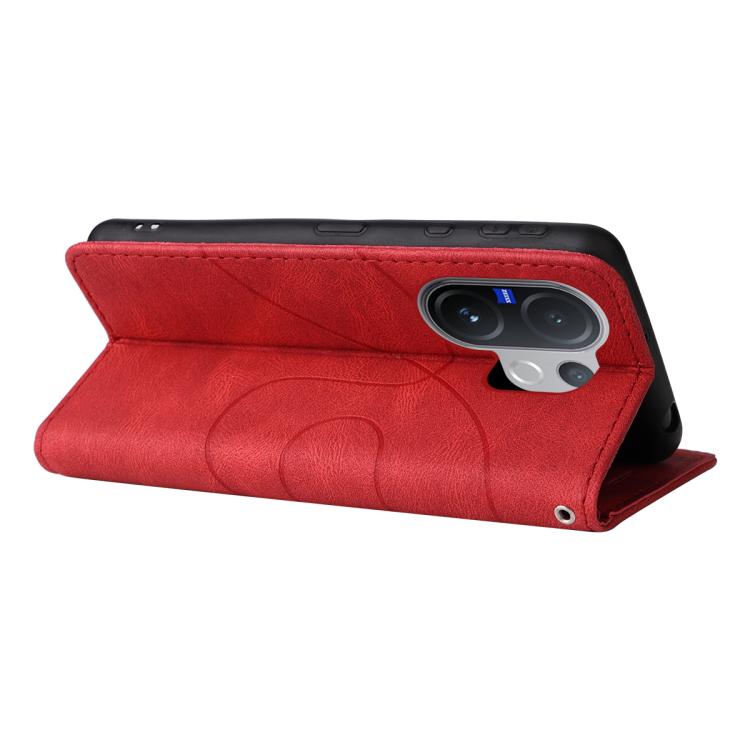 For vivo V60 5G Dual-color Splicing Flip Leather Phone Case