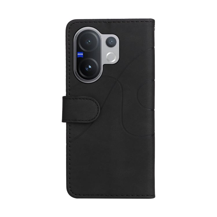 For vivo V60 5G Dual-color Splicing Flip Leather Phone Case