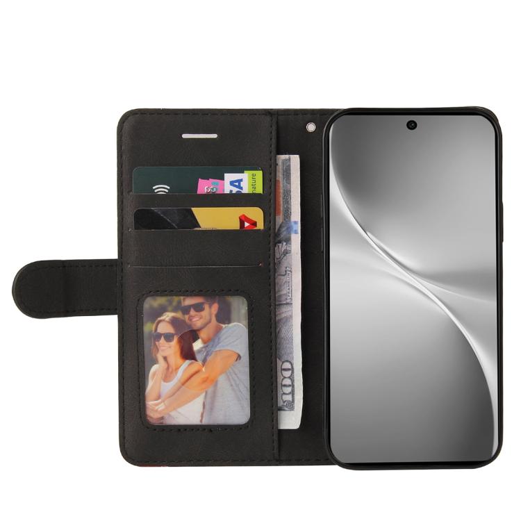 For vivo V60 5G Dual-color Splicing Flip Leather Phone Case