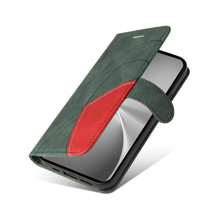 For vivo V60 5G Dual-color Splicing Flip Leather Phone Case