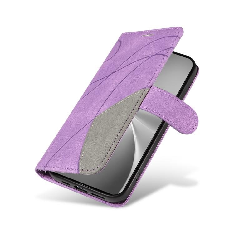 For vivo V60 5G Dual-color Splicing Flip Leather Phone Case
