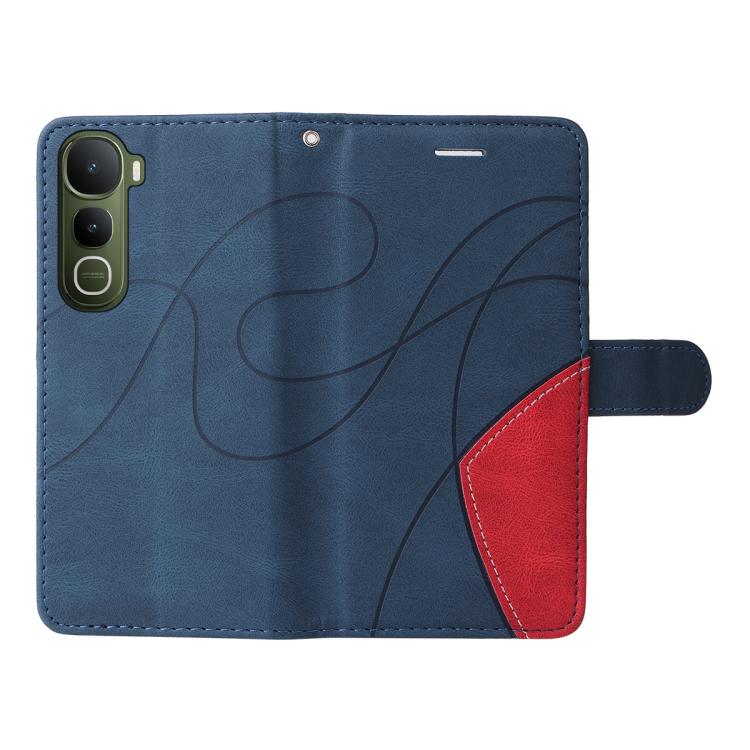For vivo Y400 5G Dual-color Splicing Flip Leather Phone Case