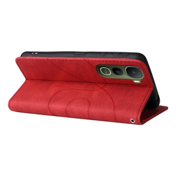 For vivo Y400 5G Dual-color Splicing Flip Leather Phone Case