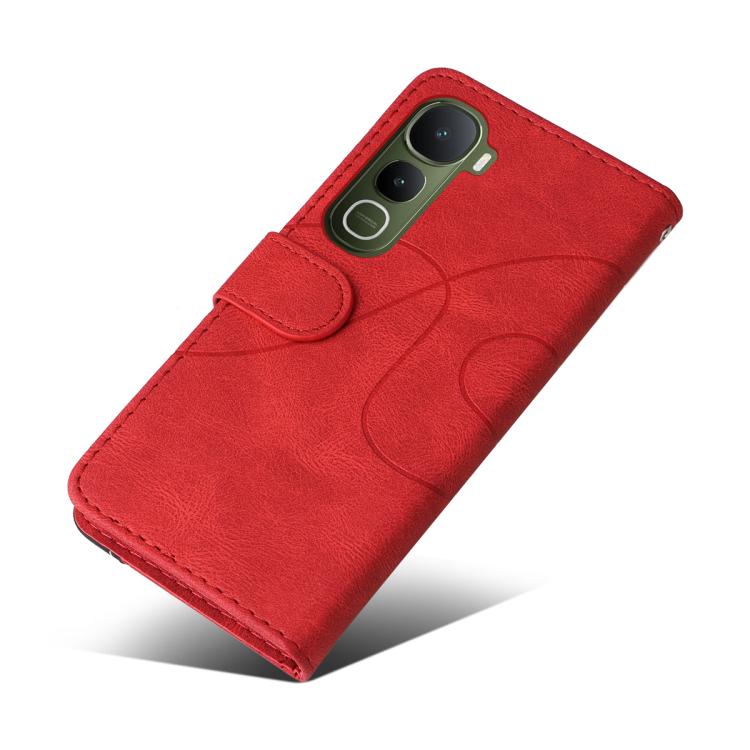 For vivo Y400 5G Dual-color Splicing Flip Leather Phone Case