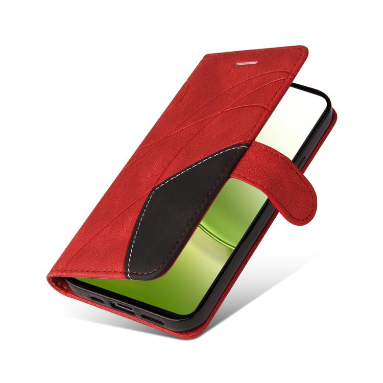 For vivo Y400 5G Dual-color Splicing Flip Leather Phone Case