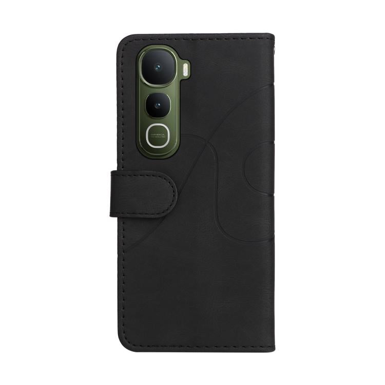 For vivo Y400 5G Dual-color Splicing Flip Leather Phone Case