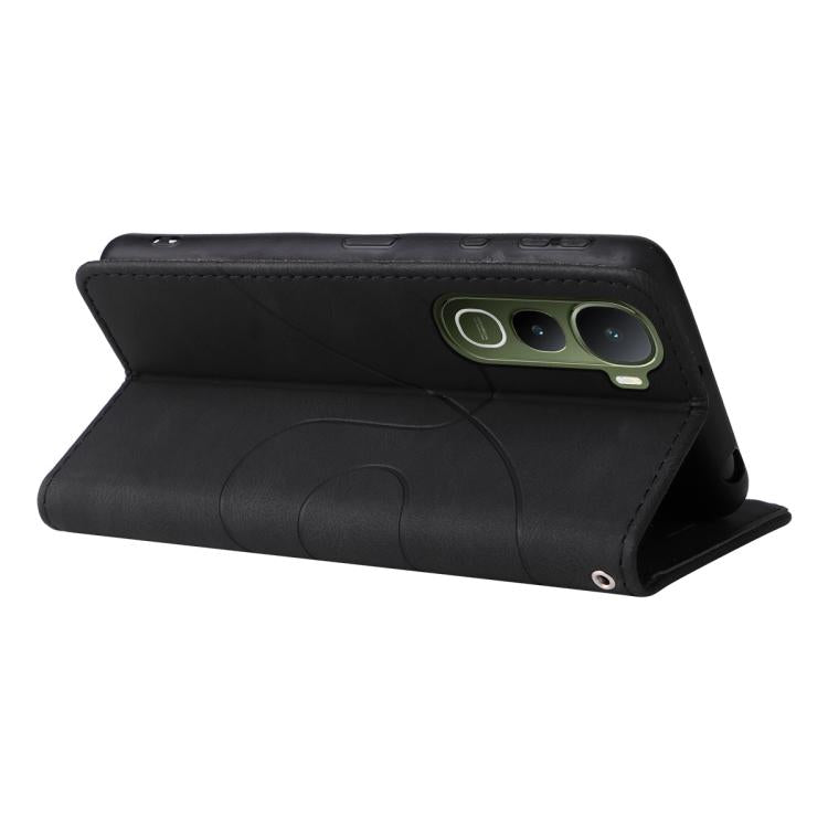 For vivo Y400 5G Dual-color Splicing Flip Leather Phone Case