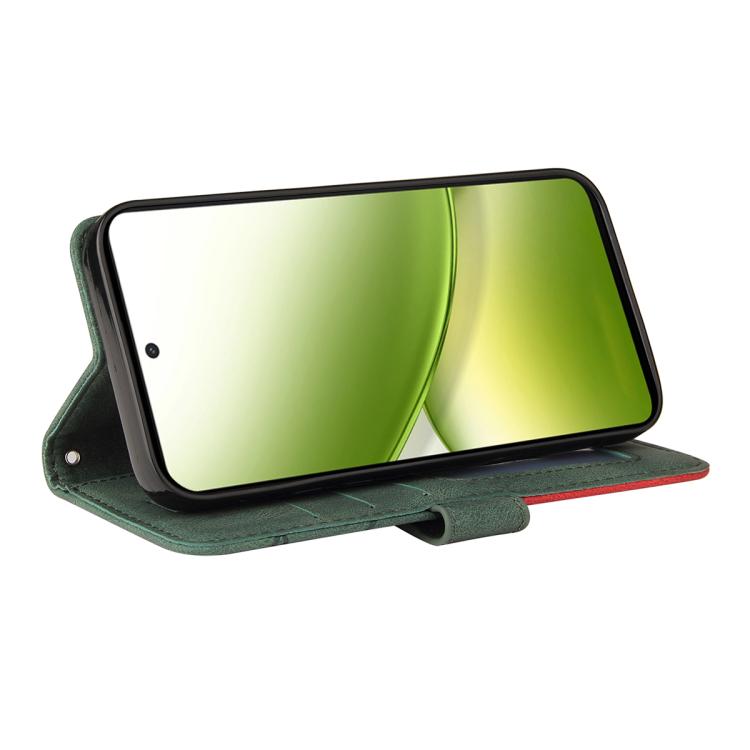 For vivo Y400 5G Dual-color Splicing Flip Leather Phone Case