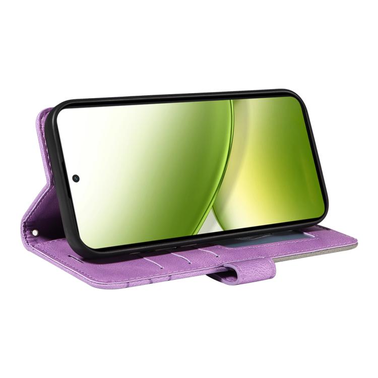 For vivo Y400 5G Dual-color Splicing Flip Leather Phone Case
