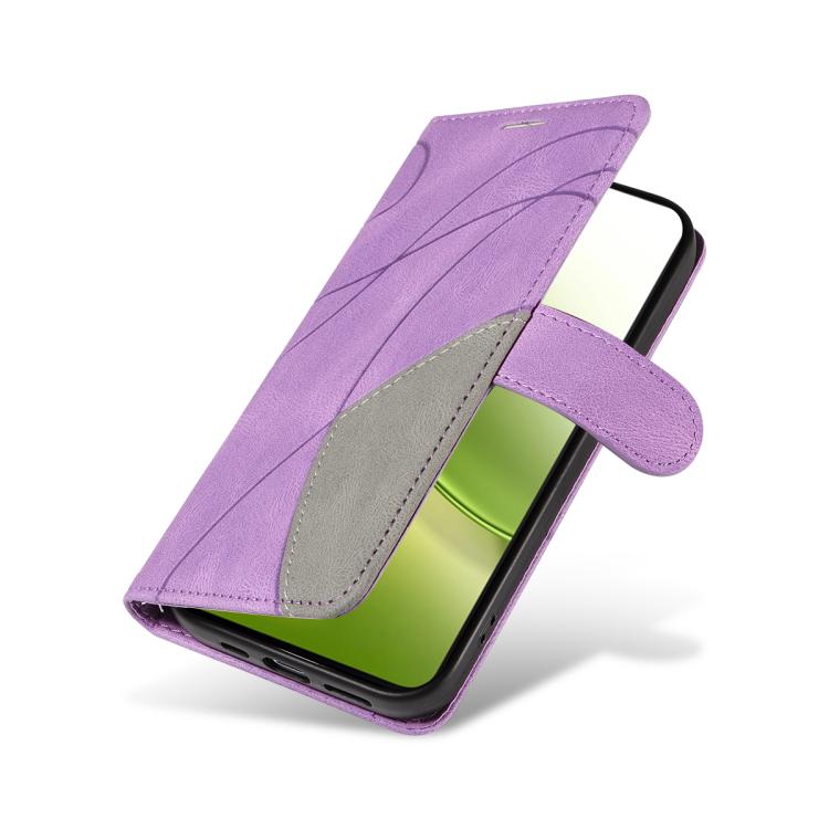 For vivo Y400 5G Dual-color Splicing Flip Leather Phone Case