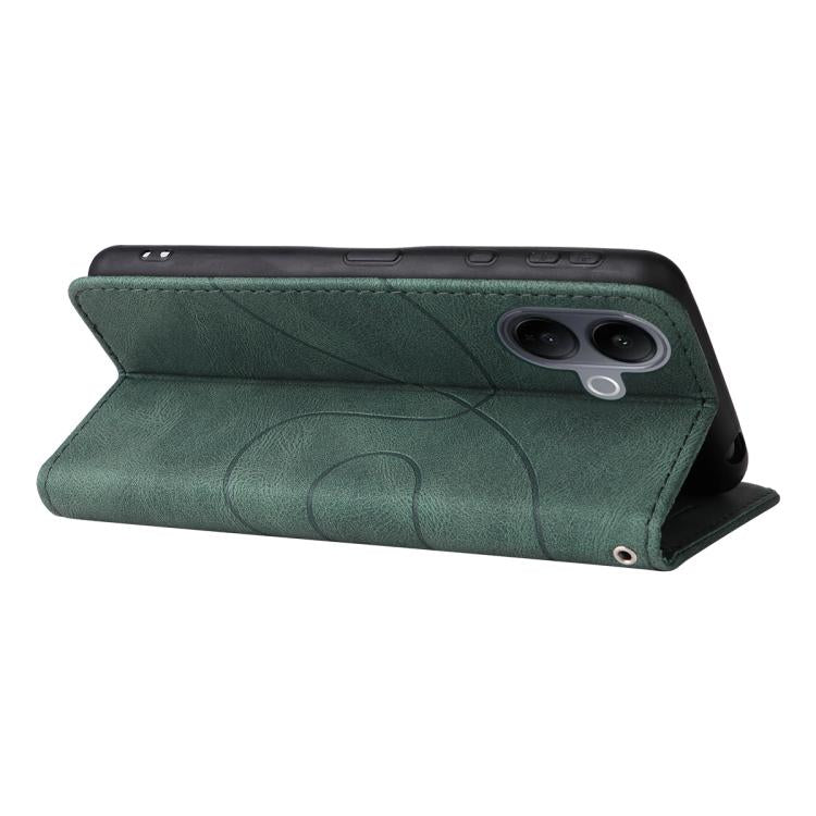 For vivo V60 Lite 4G Dual-color Splicing Flip Leather Phone Case