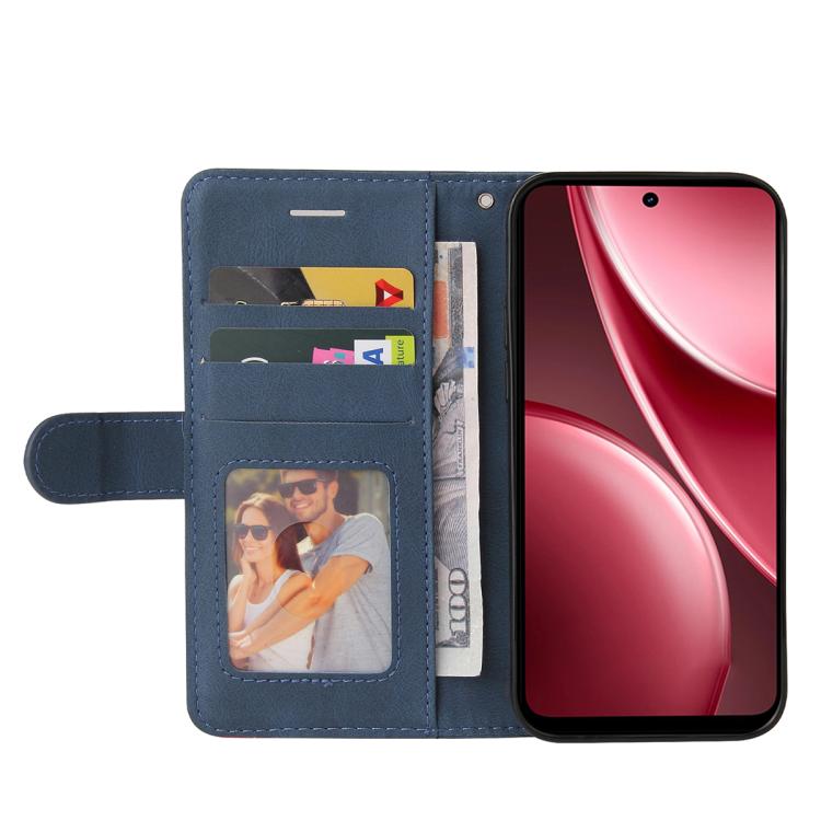 For vivo Y31 5G 2025 / Y21D Dual-color Splicing Flip Leather Phone Case