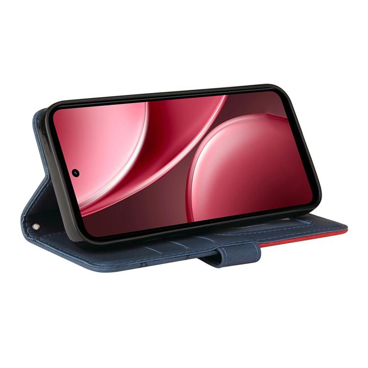 For vivo Y31 5G 2025 / Y21D Dual-color Splicing Flip Leather Phone Case