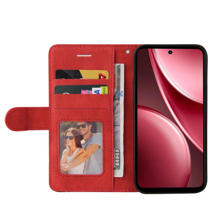 For vivo Y31 5G 2025 / Y21D Dual-color Splicing Flip Leather Phone Case