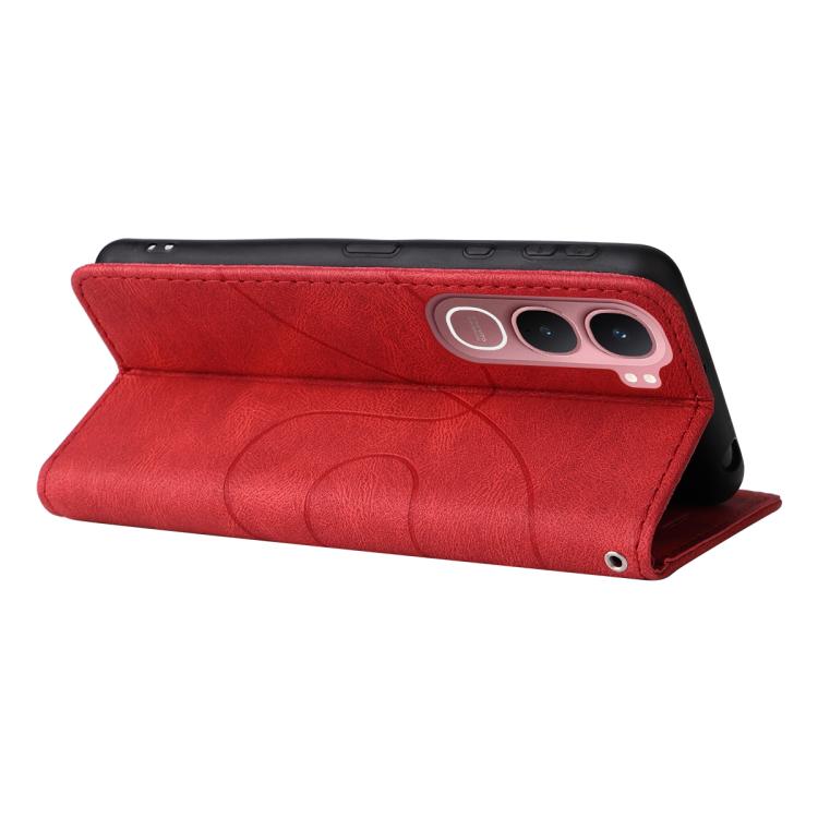 For vivo Y31 5G 2025 / Y21D Dual-color Splicing Flip Leather Phone Case