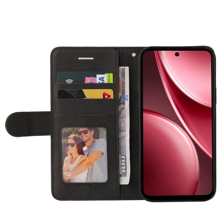 For vivo Y31 5G 2025 / Y21D Dual-color Splicing Flip Leather Phone Case