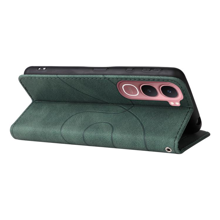 For vivo Y31 5G 2025 / Y21D Dual-color Splicing Flip Leather Phone Case