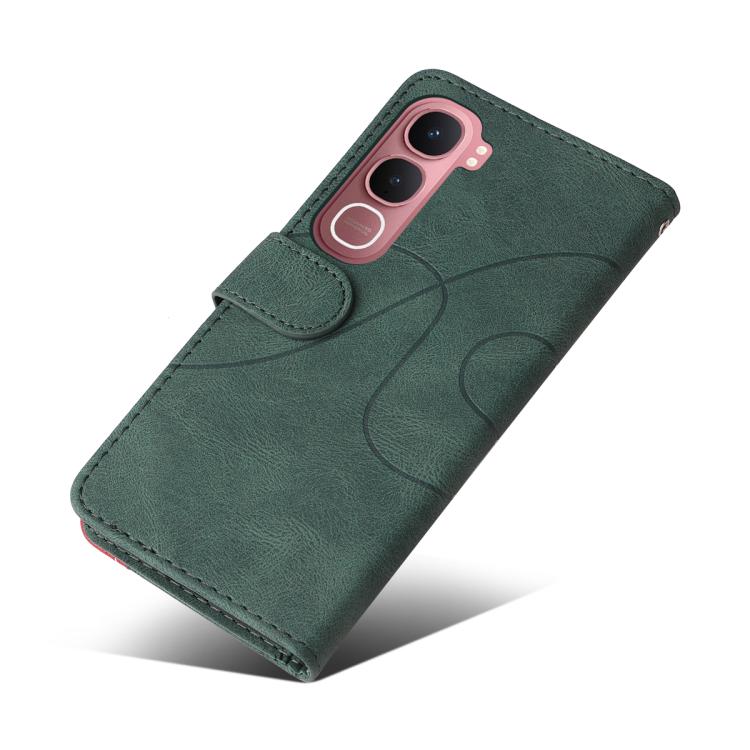 For vivo Y31 5G 2025 / Y21D Dual-color Splicing Flip Leather Phone Case