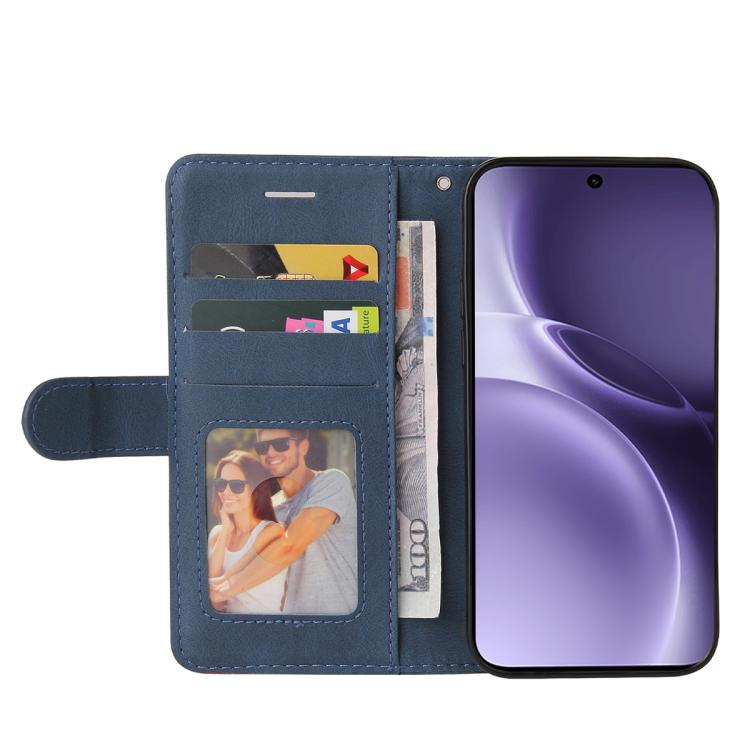 For vivo X300 Pro Dual-color Splicing Flip Leather Phone Case