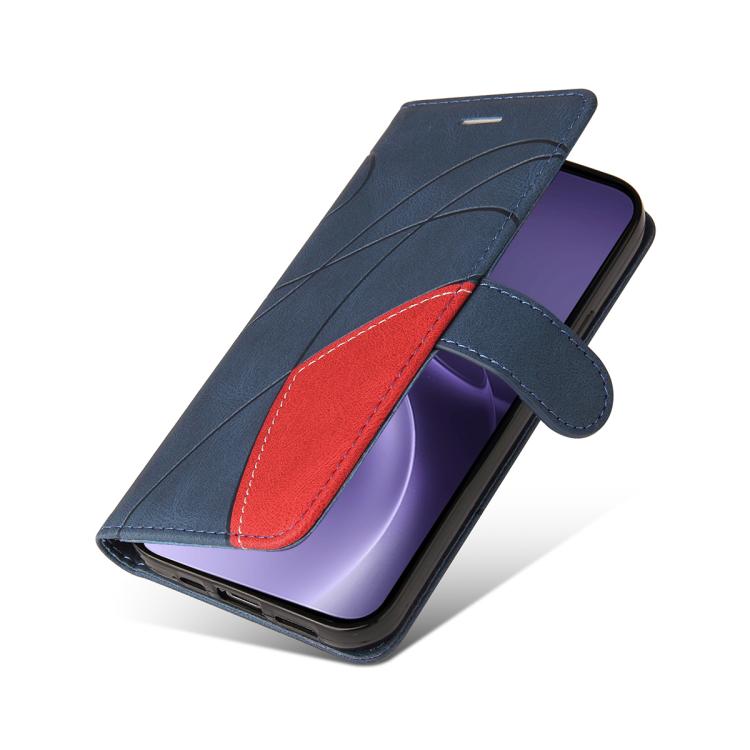 For vivo X300 Pro Dual-color Splicing Flip Leather Phone Case
