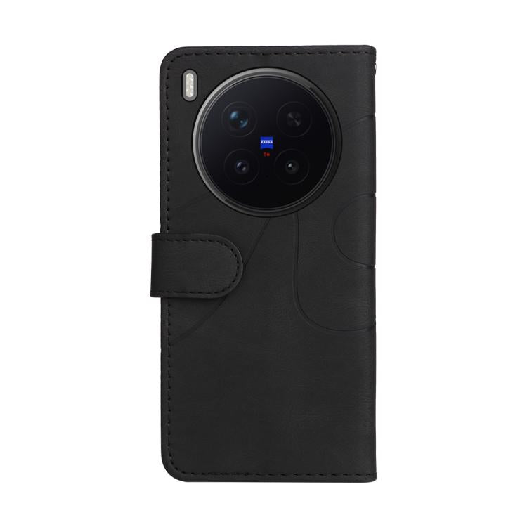 For vivo X300 Pro Dual-color Splicing Flip Leather Phone Case