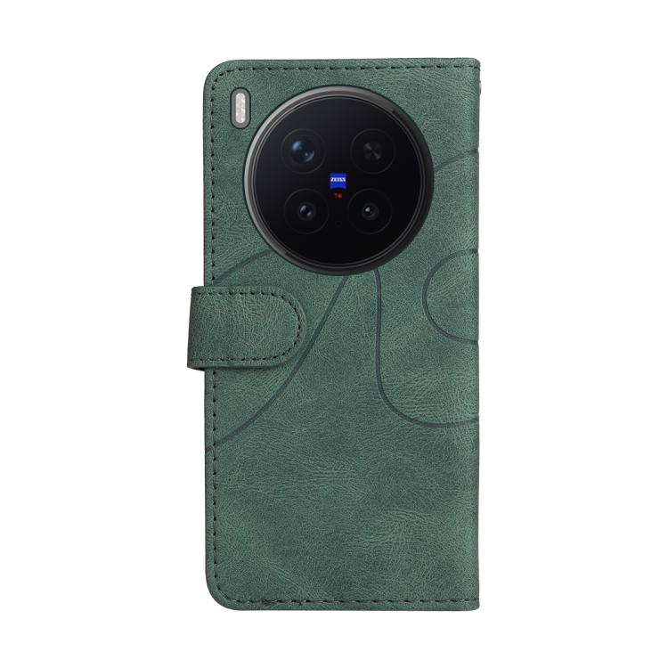 For vivo X300 Pro Dual-color Splicing Flip Leather Phone Case