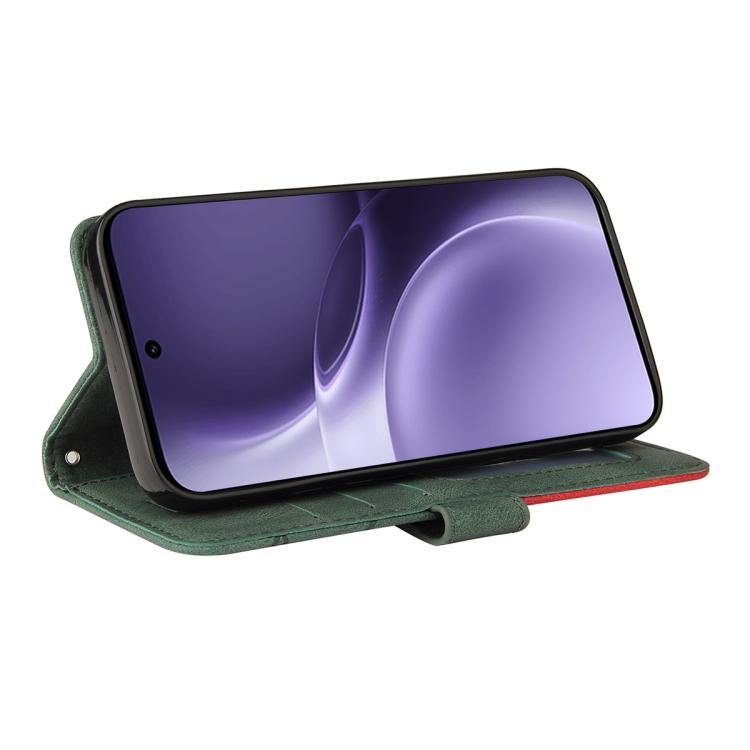 For vivo X300 Pro Dual-color Splicing Flip Leather Phone Case