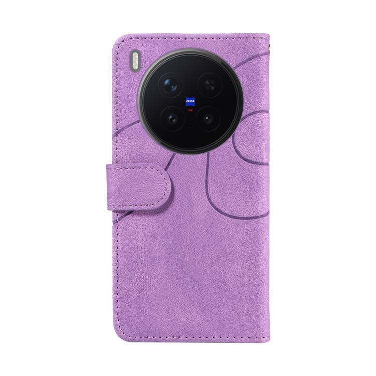 For vivo X300 Pro Dual-color Splicing Flip Leather Phone Case