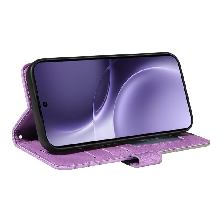 For vivo X300 Pro Dual-color Splicing Flip Leather Phone Case