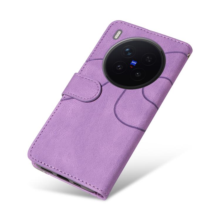 For vivo X300 Pro Dual-color Splicing Flip Leather Phone Case