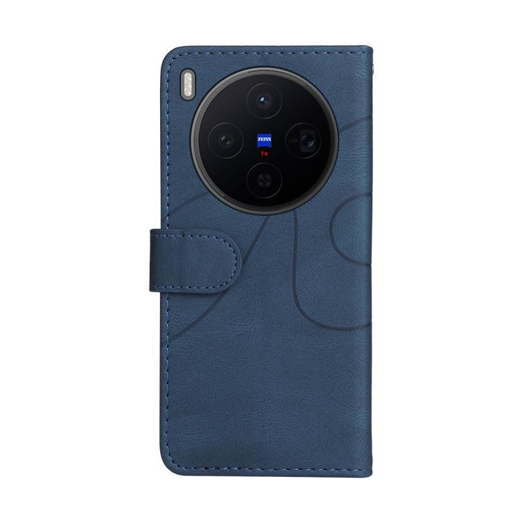 For vivo X300 Dual-color Splicing Flip Leather Phone Case