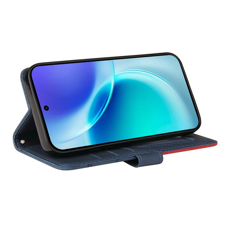 For vivo X300 Dual-color Splicing Flip Leather Phone Case