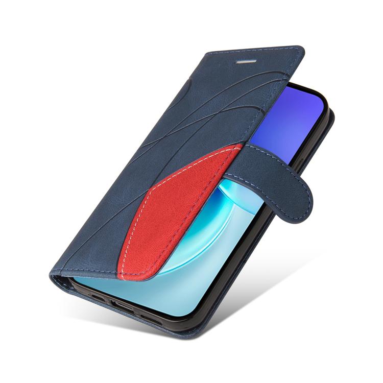 For vivo X300 Dual-color Splicing Flip Leather Phone Case