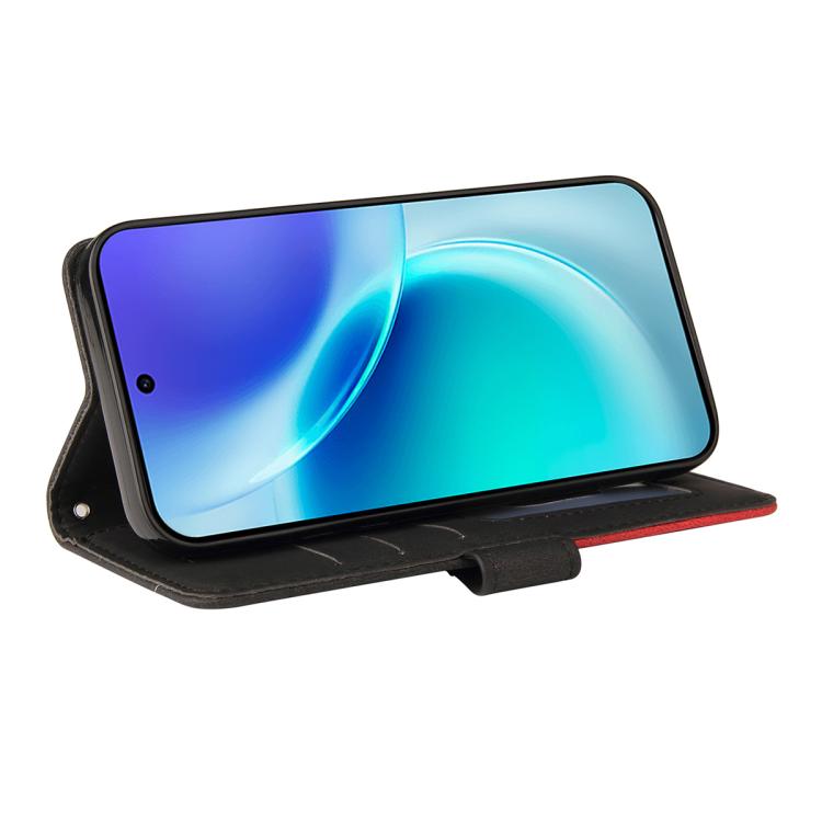 For vivo X300 Dual-color Splicing Flip Leather Phone Case