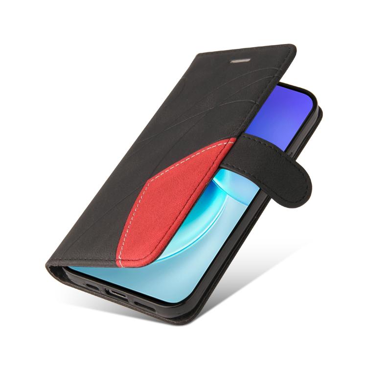 For vivo X300 Dual-color Splicing Flip Leather Phone Case
