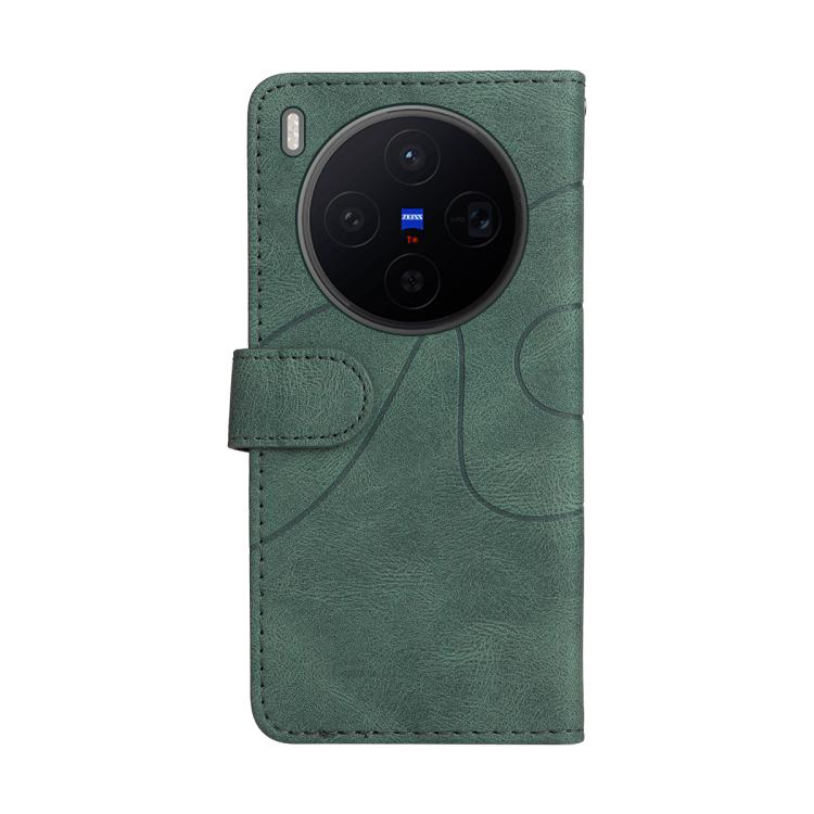 For vivo X300 Dual-color Splicing Flip Leather Phone Case