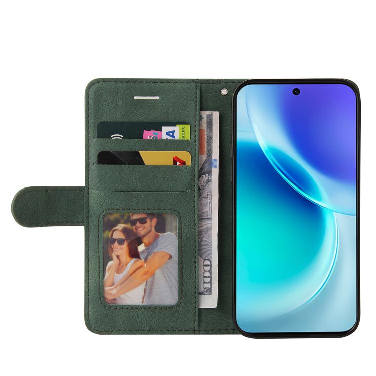 For vivo X300 Dual-color Splicing Flip Leather Phone Case