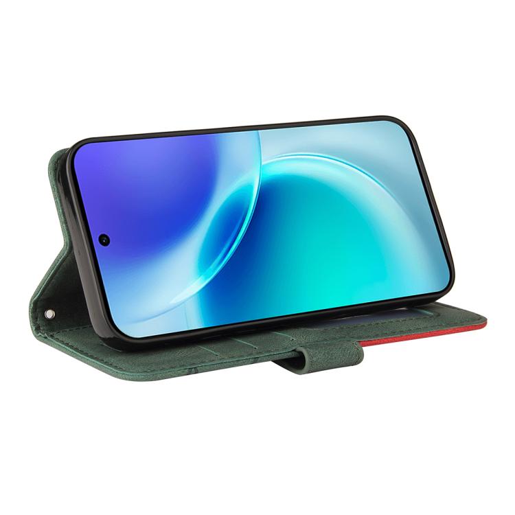 For vivo X300 Dual-color Splicing Flip Leather Phone Case