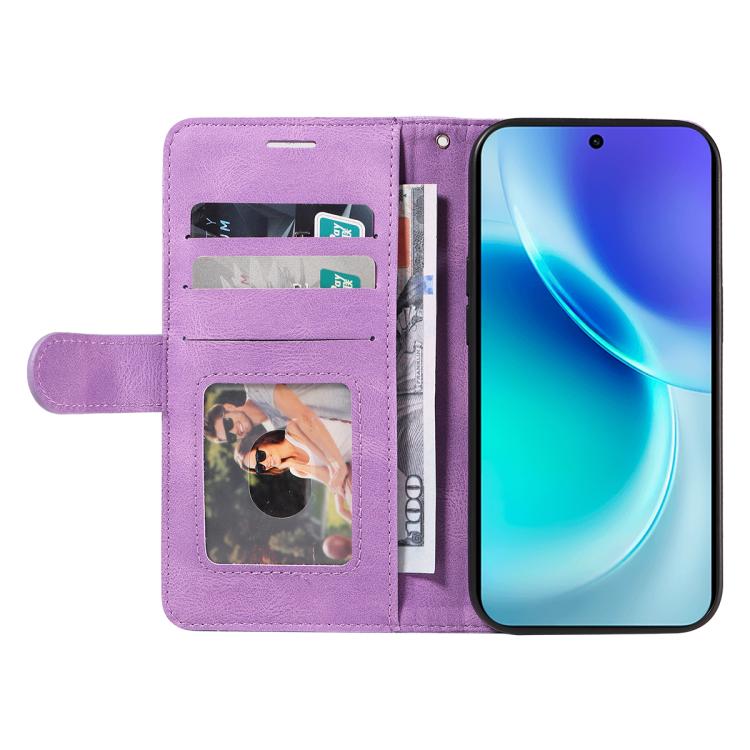 For vivo X300 Dual-color Splicing Flip Leather Phone Case