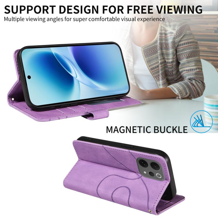 For vivo V70 5G Global / V70 Lite Dual-color Splicing Flip Leather Phone Case