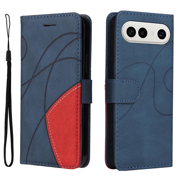 For vivo S50 Pro mini 5G Dual-color Splicing Flip Leather Phone Case