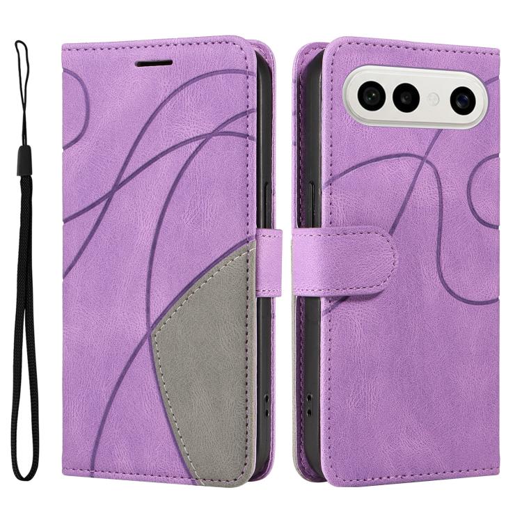 For vivo S50 Pro mini 5G Dual-color Splicing Flip Leather Phone Case