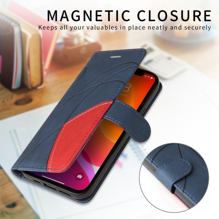 For vivo V70 FE 5G Dual-color Splicing Flip Leather Phone Case