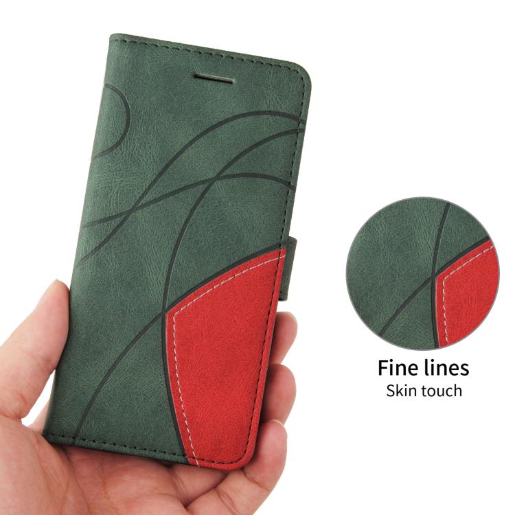 For vivo V70 FE 5G Dual-color Splicing Flip Leather Phone Case